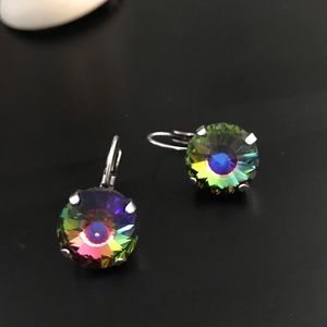 14mm Swarovski Crystal earrings NEW